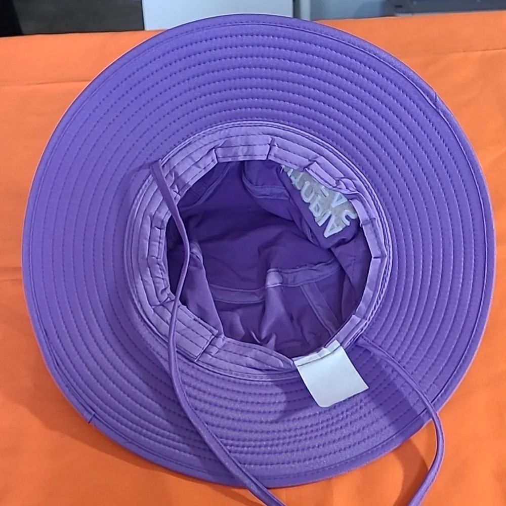 Utopia Of The Seas Embroided Purple Royal Caribbean Sun Bucket Hat Looks New! - Picture 5 of 5